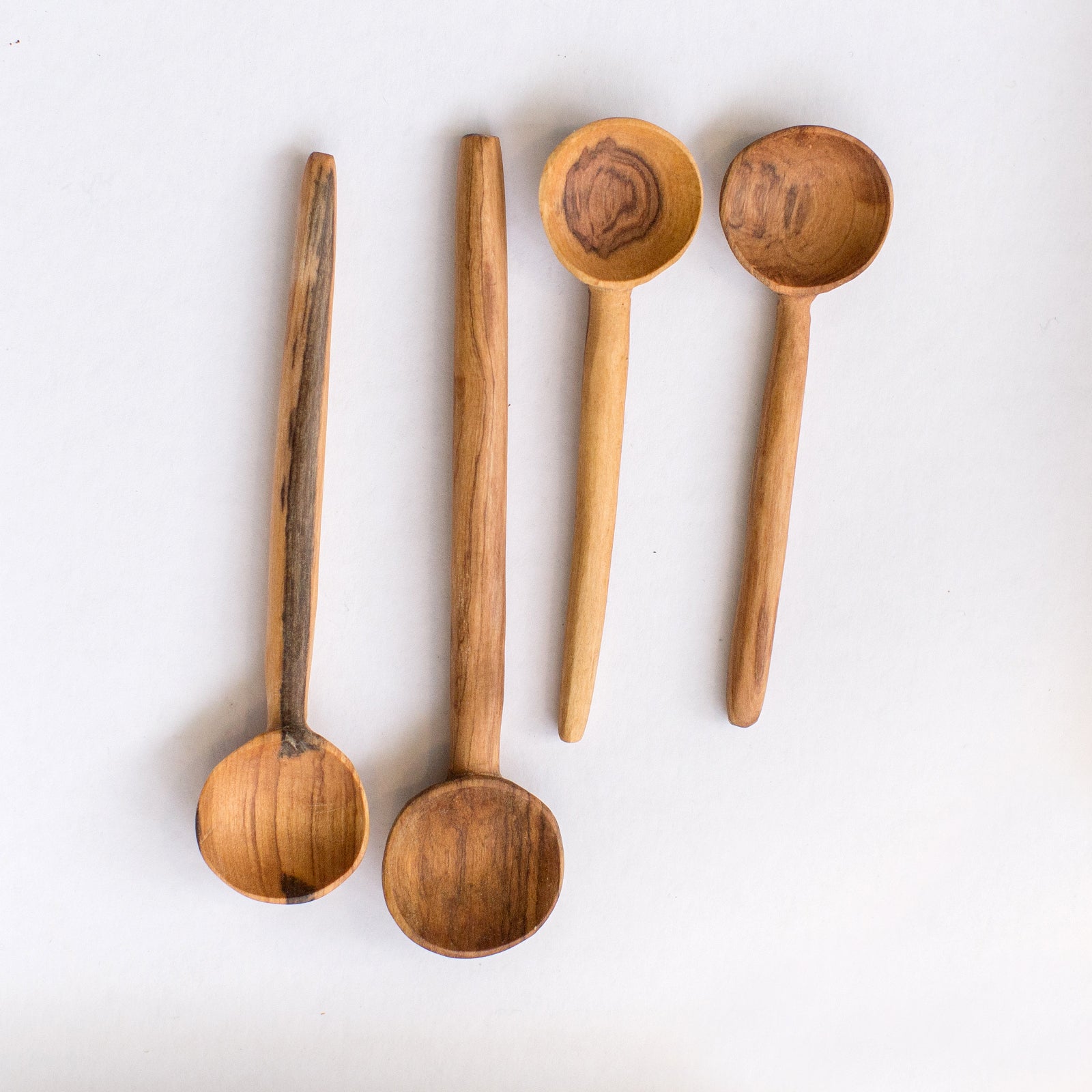 JustOne's small handcrafted, wooden, coffee spoon, made in Kenya