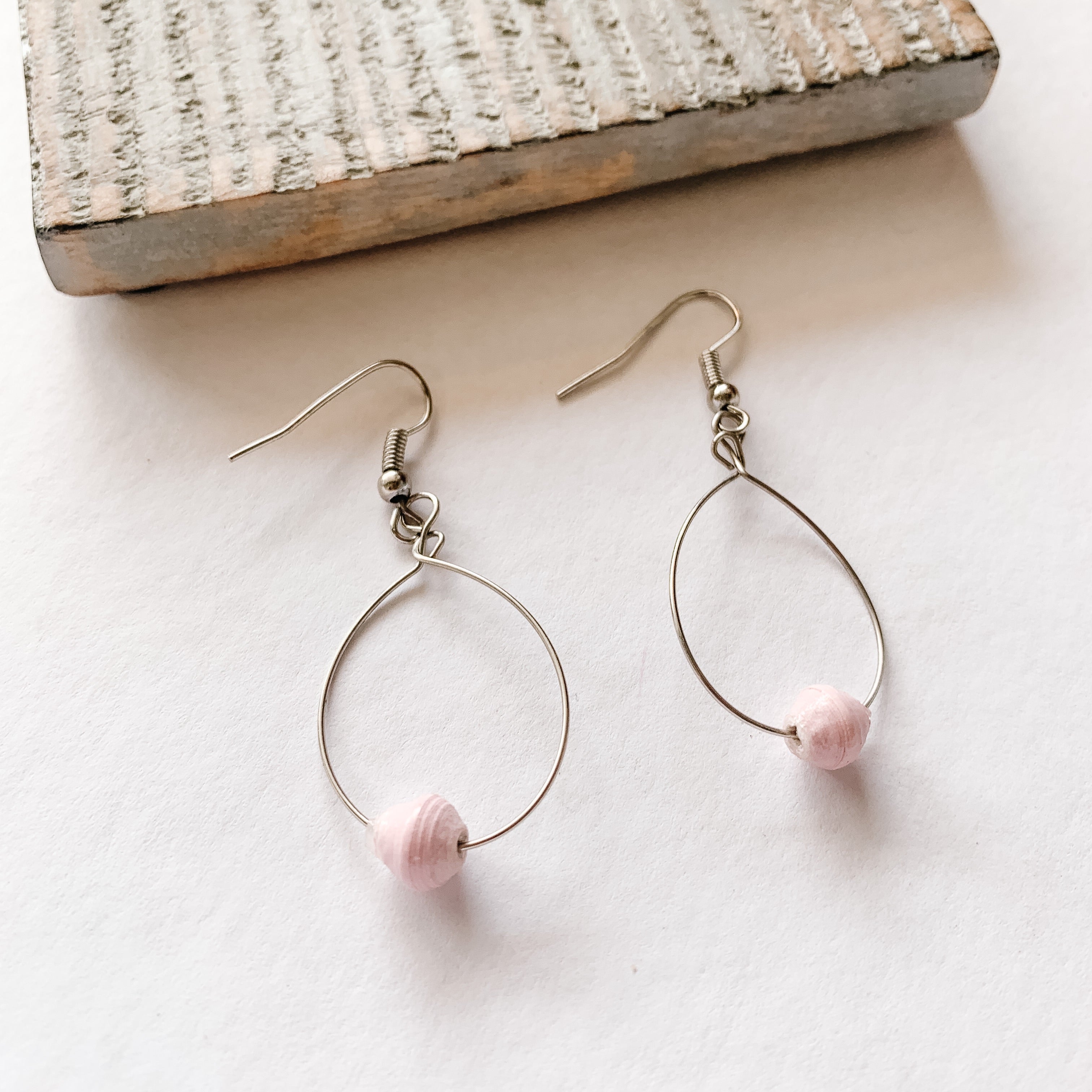 Small Twere Earrings - various colours/silver wire